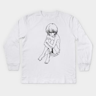 evangelion Kids Long Sleeve T-Shirt